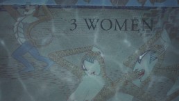 Set to score, this shot of dancing water reflections over a pool mural makes for a haunting Blu-ray menu visual.