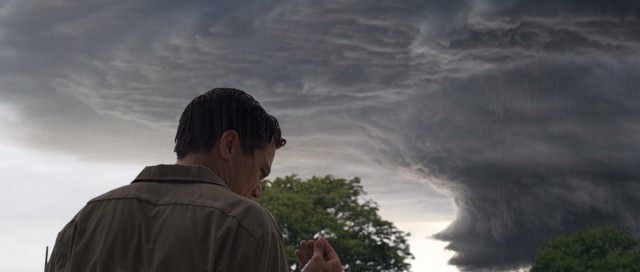 Tut tut, looks like rain for Curtis LaForche (Michael Shannon) and his family in #55, "Take Shelter."