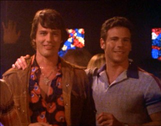 Brian (Paul Gross) and Michael (Marcus D'Amico) go looking for straight women and gay men together in Episode 5.