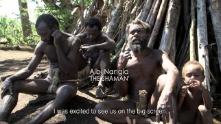 Albi Nangia conveys the excitement of both seeing his first movie and having it being one he is in.