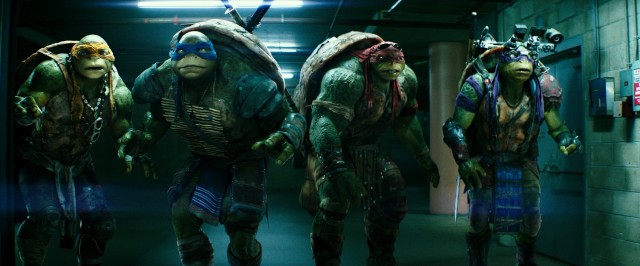 The Teenage Mutant Ninja Turtles unexpectedly run into the Foot Clan.