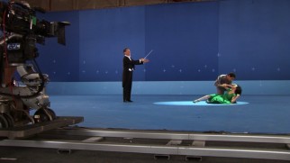 Some blue screen ballet is shot for "Tetro."