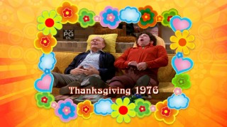 The Thanksgiving 1976 episode is advertised in the Season 1 promo reel "Promo-palooza."