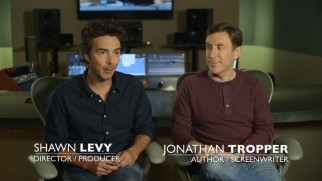 Director-producer Shawn Levy and author-screenwriter Jonathan Tropper come across easy to please in the film's commentary and making-of featurettes.