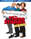 The Three Stooges: Blu-ray + DVD + Digital Copy combo pack cover art -- click to buy from Amazon.com