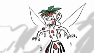 Fawn is dripping with strawberry in this deleted scene.