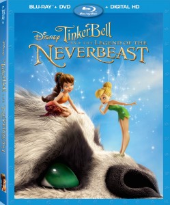 Tinker Bell and the Legend of the NeverBeast Blu-ray + DVD + Digital HD combo pack cover art -- click to buy from Amazon.com