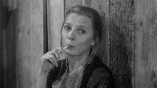 Best Christmas ever?! Sarah Eubanks (Olga Bellin) enjoys some hard candy Jackson buys her from the general store.