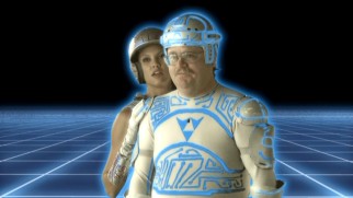 Tron Guy enters the Tron World in his Web Redemption segment.