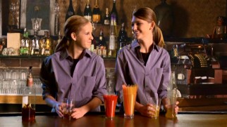 The girls who struggled with Tom Cruise's "Risky Business" underwear slide get the chance to recreate "Cocktail" and his other movies.