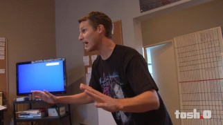 Daniel Tosh demonstrates more of what you should never run into a room and shout.
