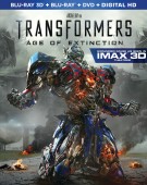Transformers: Age of Extinction Blu-ray 3D + Blu-ray + DVD + Digital Copy combo pack cover art - click to buy from Amazon.com