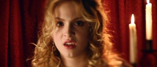 In her first reading of the top-secret script, Lydia (Saxon Sharbino) is easy to imagine as a period vampire.