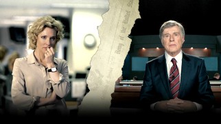 The Blu-ray's top menu, like the film's poster and cover art, paint "Truth" as a Cate Blanchett-Robert Redford two-hander.