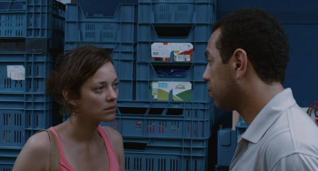 In the 2014 Belgian film "Two Days, One Night", Sandra Bya (Marion Cotillard) visits her co-workers and encourages them to reconsider the secret ballot asking them to choose between their bonus and her employment.