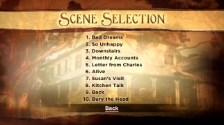 The Scene Selection menus aren't as descriptive or illustrated.