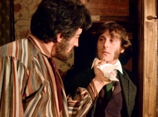 Mr. Flusky (John Hallam) doesn't always care for what his new housekeeper Winter (Jim Holt) has to tell him.