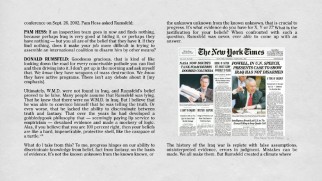 Errol Morris has plenty to say about Donald Rumsfeld in his four-part op-ed article "The Certainty of Donald Rumsfeld."