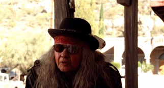 Jon Voight also defies recognition as a blind Native American Vietnam War veteran.