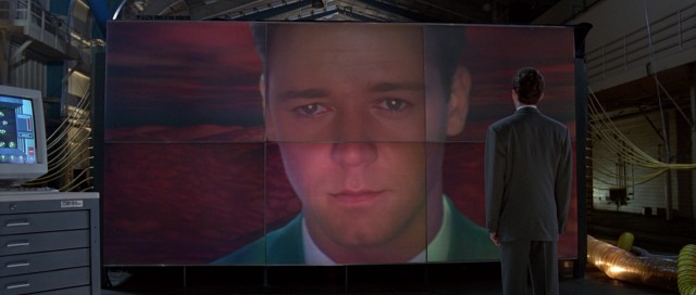 Not yet real, Sid 6.7 (Russell Crowe) has some words for his maker.