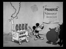 Mickey speaks his first words in "The Karnival Kid."