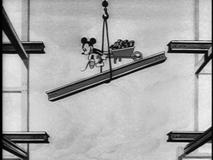 A classic cartoon gag in "Building A Building."