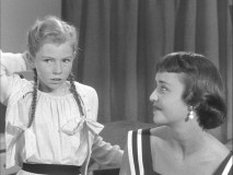 Pat worries about losing her pigtails in Part 4 of the "What I Want To Be" serial.