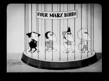 The Four Marx Birds are among the residents of "The Bird Store" who unite against a feline intruder.