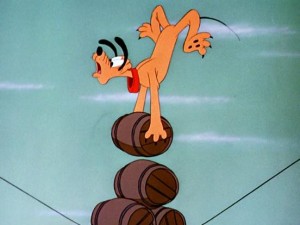 An unintentional high-wire act helps Pluto after all in "Wonder Dog."