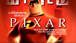 Mr. Incredible smiles from a featured Wired magazine cover that's sure to frustrate the few who prefer Disney's present-day output to Pixar's.