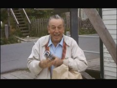 Walt looks happy in one of his final years on Earth.