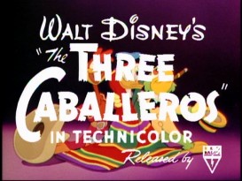 "The Three Caballeros" is paid less attention than its predecessor and it isn't included here, but this original theatrical trailer for it (inexplicably dropped from the Classic Caballeros Collection) is.