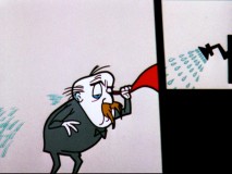 Chuck Jones' "Now Hear This" is a freewheeling short in which shower water can travel straight through a devil's horn and the portly, hunched man listening through it.