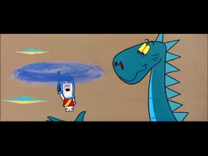 In "One Droopy Knight", Droopy the basset hound squares off against a dragon and a rival in hopes of winning the princess's hand. In a mind-baffling move, it and the set's two fellow CinemaScope cartoons aren't enhanced for widescreen televisions.