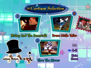 The DVD probably didn't need two pages for the slight Cartoon Selection.