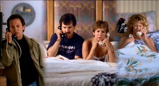 Harry and Sally's respective best friends, Jess (Bruno Kirby) and Marie (Carrie Fisher), become an item but still serve as separate sounding boards.