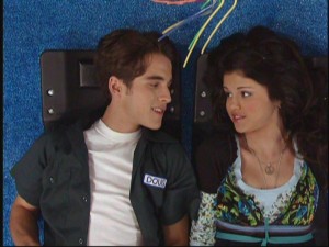 Sparks fly between Dean (Daniel Samonas) and Alex (Selena Gomez), and not just from the exposed electrical wiring.
