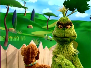 The Grinch ponders how best to spook the happiness out of Seusville in a short story from "There is Nothing to Fear."
