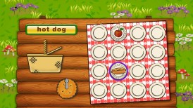 Match the foods and fill Yogi's picnic basket before time runs out in the memory game "Are You Smarter Than the Average Bear?"