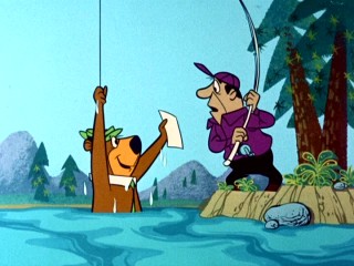 Yogi Bear takes extreme measures to get the word out about his birthday television special.