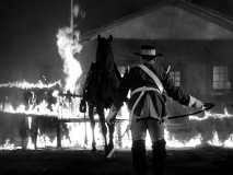 Zorro's horse Tornado is captured, auctioned, and at the center of a fence fire in "Zorro Springs a Trap."