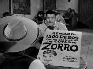 El Cuchillo's sketching of Diego on a bounty poster brings him close to Zorro's identity in second 1-hour episode, "Adios El Cuchillo."