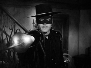 Zorro comes straight at you in this final point-of-view shot.