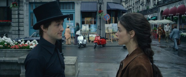 Philippe (Joseph Gordon-Levitt) simultaneously charms and annoys his fellow French street performer, musician Annie Allix (Charlotte Le Bon).