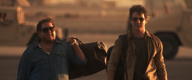 The friendship of Efraim (Jonah Hill) and David (Miles Teller) gets tested by their dangerous business.