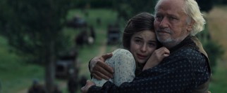 Emilie (Celine Buckens) and her Grandfather (Niels Arestrup) have a brief but memorable time with Joey.