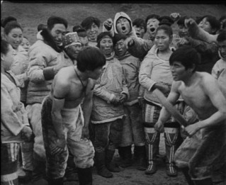 Samo and Palo settle their romantic quarrel in the manner of the day: song-duel.