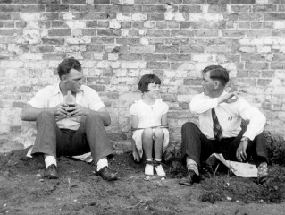 Cracking a smile, young Betty Davidson doesn't seem too troubled in "The Kidnappers Foil."