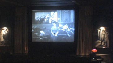 Silent movies are screened at the Silent Movie Theatre in Los Angeles in "Palace of Silents."