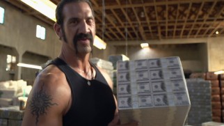 "When Paranoia Sets In" posits the movie was just a front for actual drug smuggling, suggesting that actor Matthew Willig is holding real cash here.